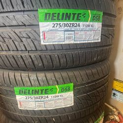 275/30/24 Set De Nuevas Llantas
