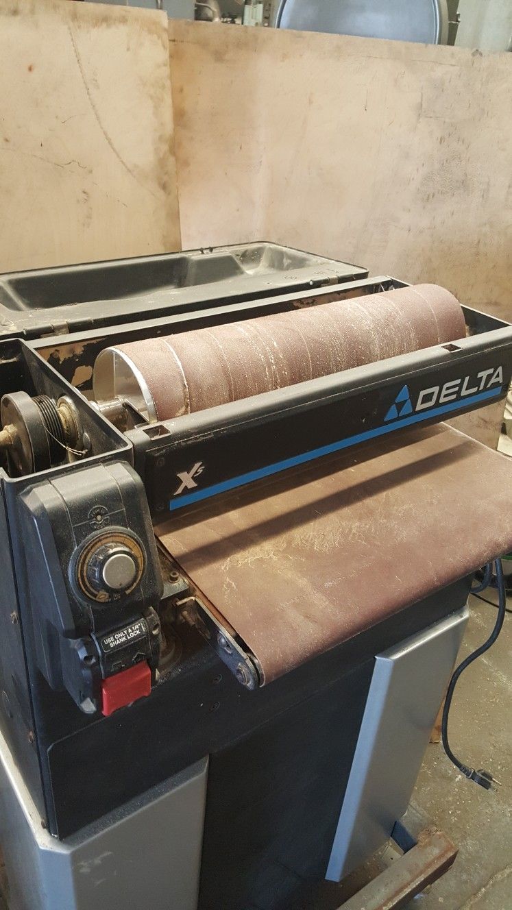 Delta X5 18x36" Drum Sander Model 31260X On Casters for Sale in Los