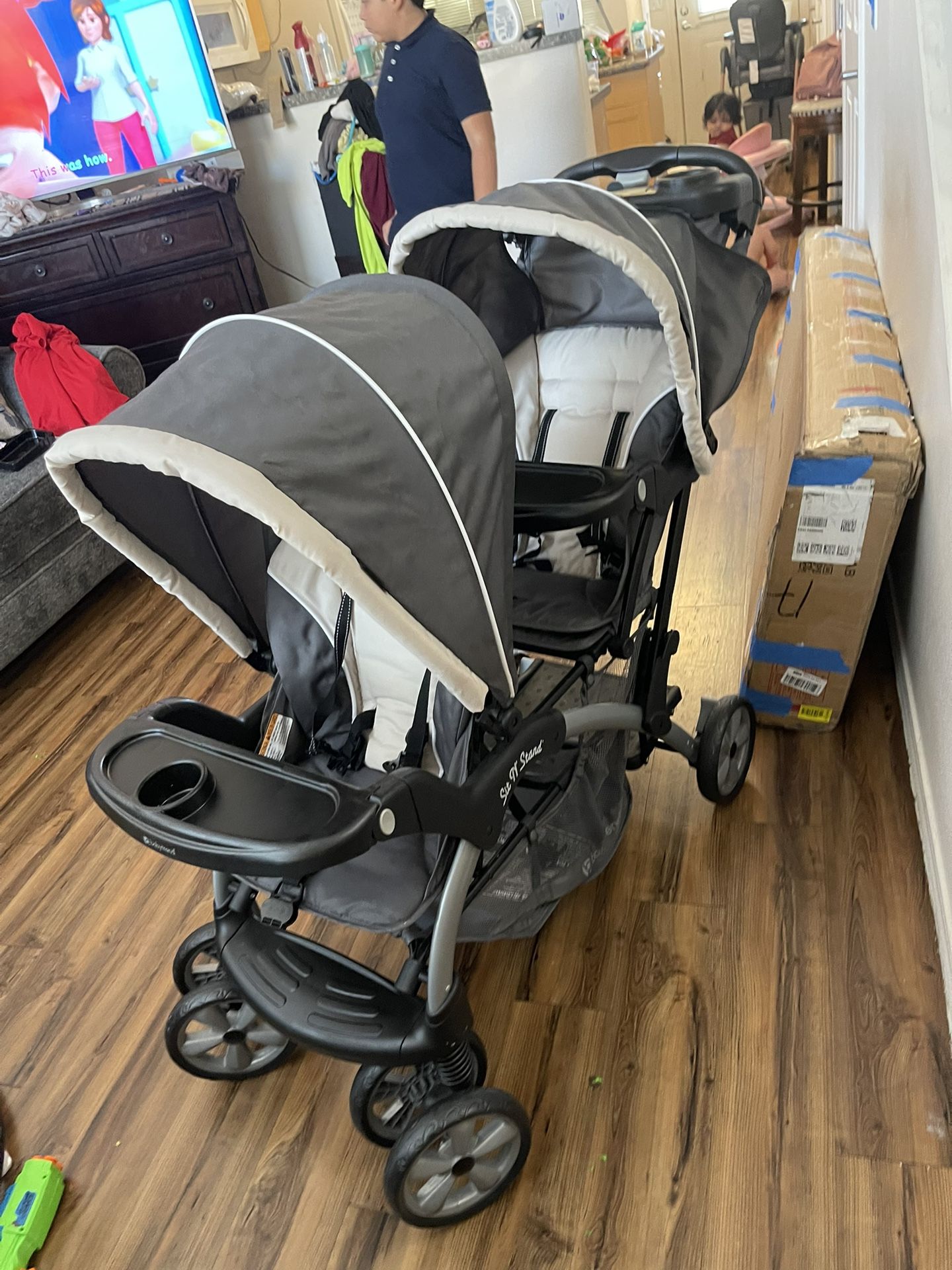 Baby Double Stroller