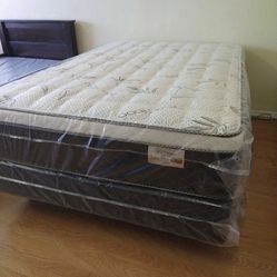 Queen Size Pillow Top Mattress Set ‼️‼️‼️