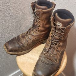 Irish Setter Men 9" Steel Toe Work Boots- 12