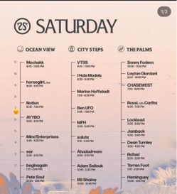 Saturday CRSSD ticket