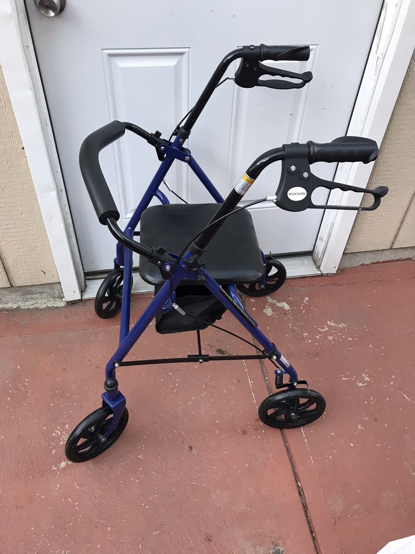 Wheelchair Rollator Rolling Walker, Blue Need Gone Asap 