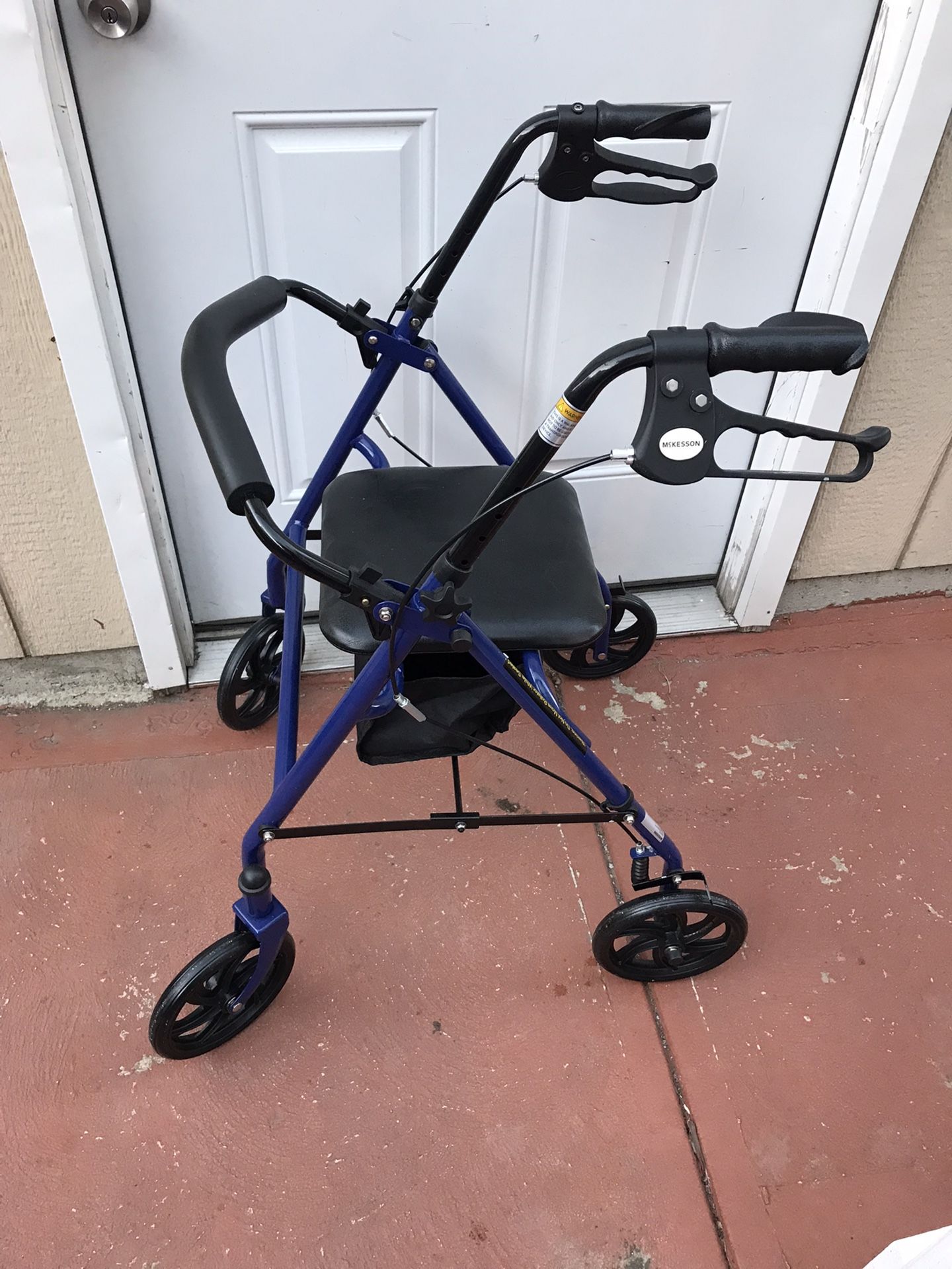 Wheelchair Rollator Rolling Walker, Blue Need Gone Asap