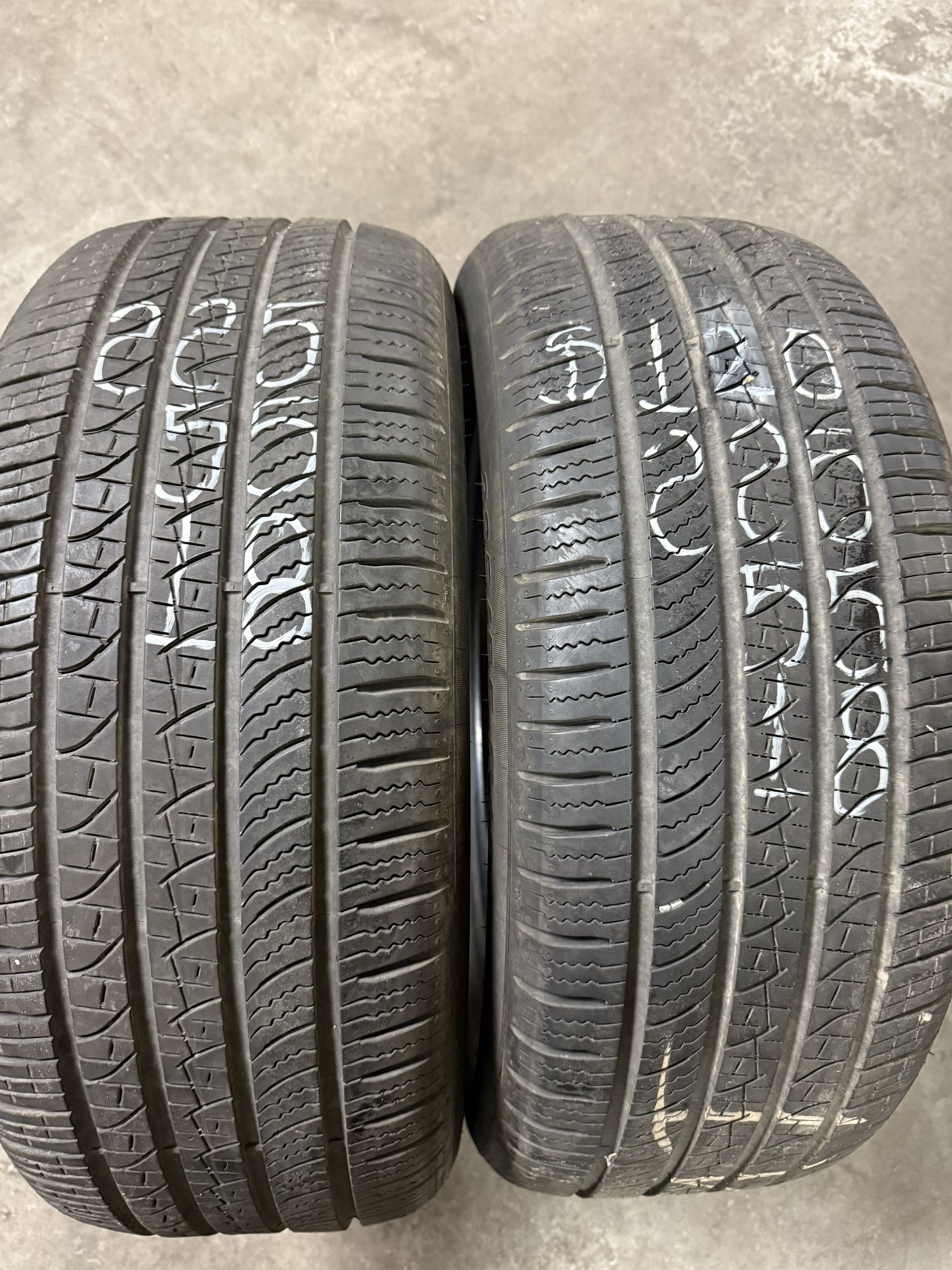 225/55 18 Pair Of Tires Brand Pirelli