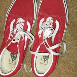 Size 11 Red And White Vans
