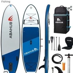 INFLATABLE BLUE STAND UP PADDLE BOARD