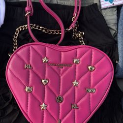 Hot Pink Karl Lagerfeld Handbag 