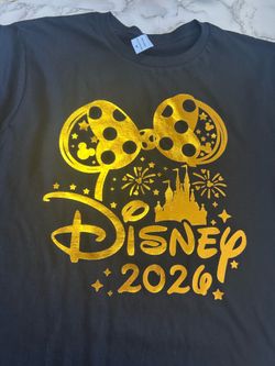 Custom gold and silver foil print T shirts