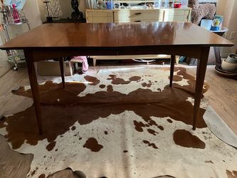 Broyhill Brasilia Mid Century Walnut Dining Table