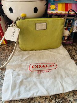 Coach wristlet 