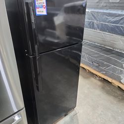 GE TOP FREEZER IN BLACK (WITH WARRANTY)