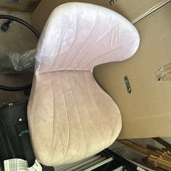Suede pink bar chairs