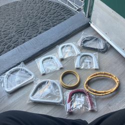 10 Pairs Of Handles For Purses 