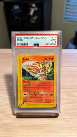 Pokémon Aquapolis Entei 10/147 PSA 9