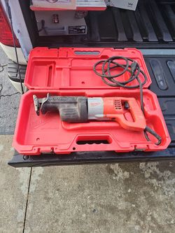 Milwaukee Heavy Duty Sawzall Reciprocating Saw 6509-22 120V W/ Case