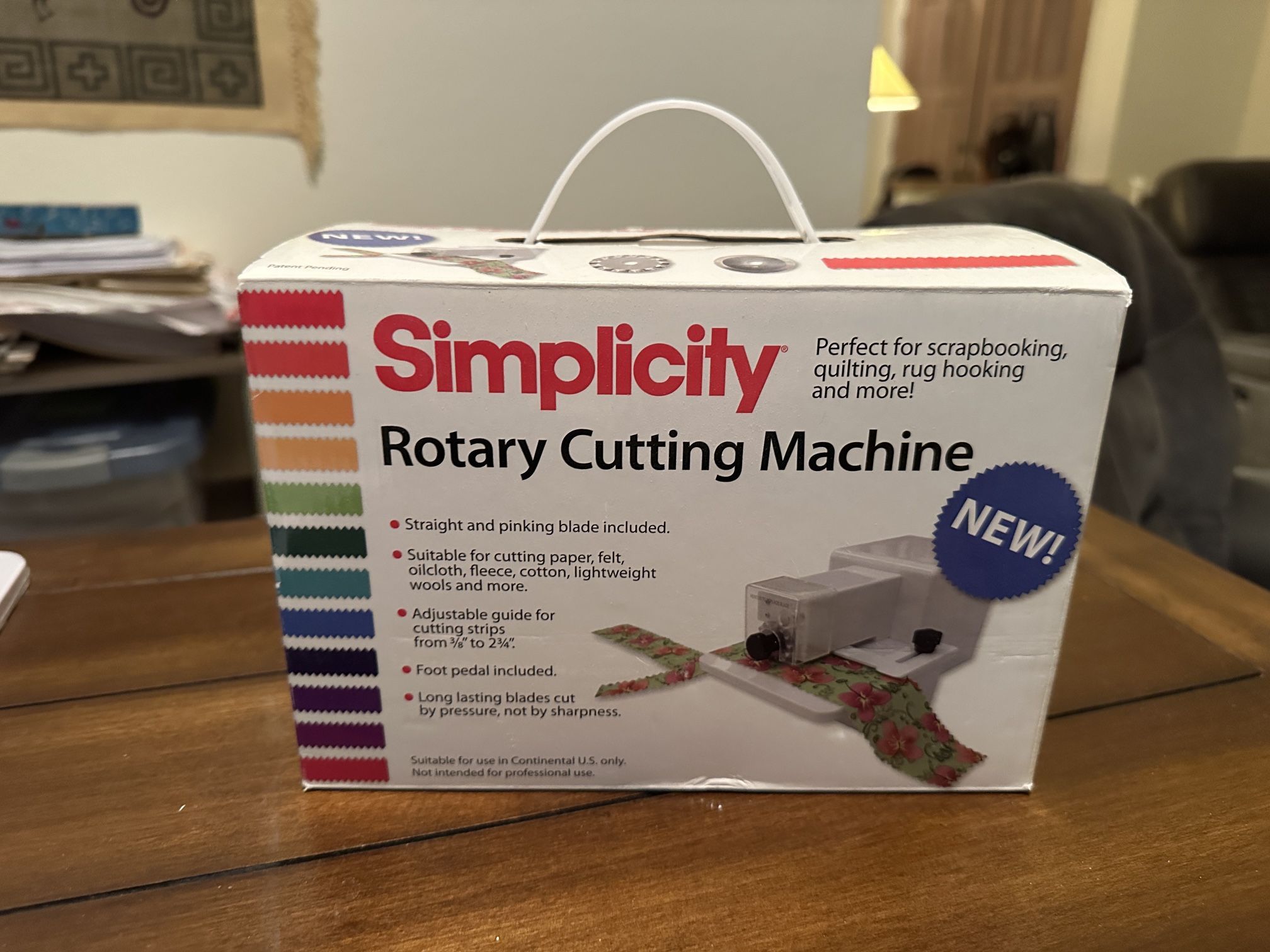 Simplicity Rotary Cutting Machine Model 881950 Quilting Scrapbooking New