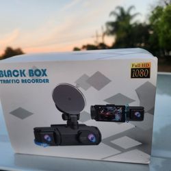Dash Cam.  3  Cameras
