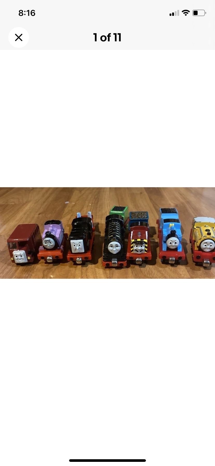 Thomas Train Lot Of 7 Engines And 4 Cars