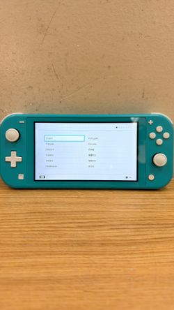 NINTENDO SWITCH LITE TURQUOISE W/ CHARGER