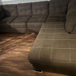Dark Brown Couch 