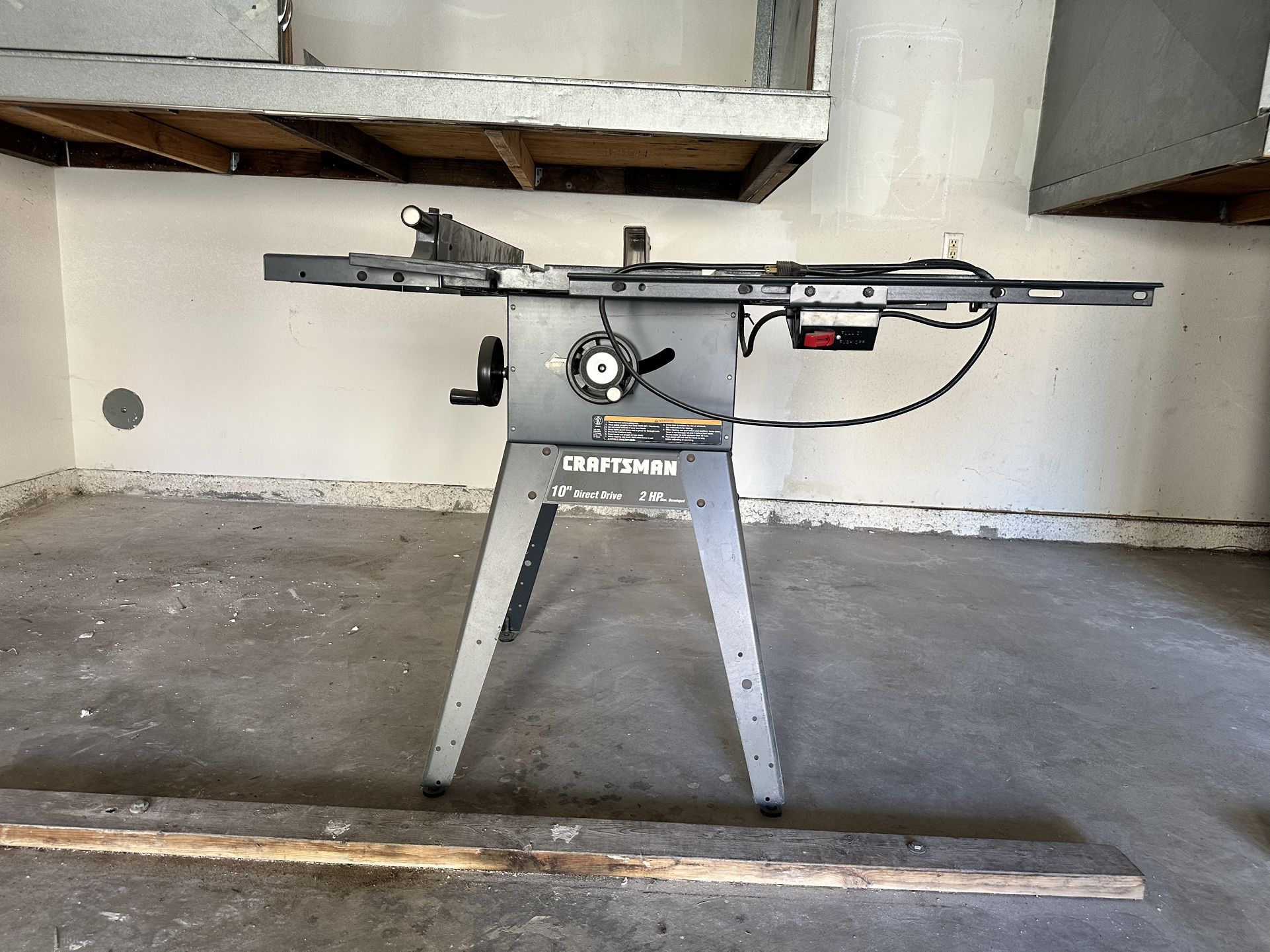 Craftsman 10” Direct Drive Table Saw