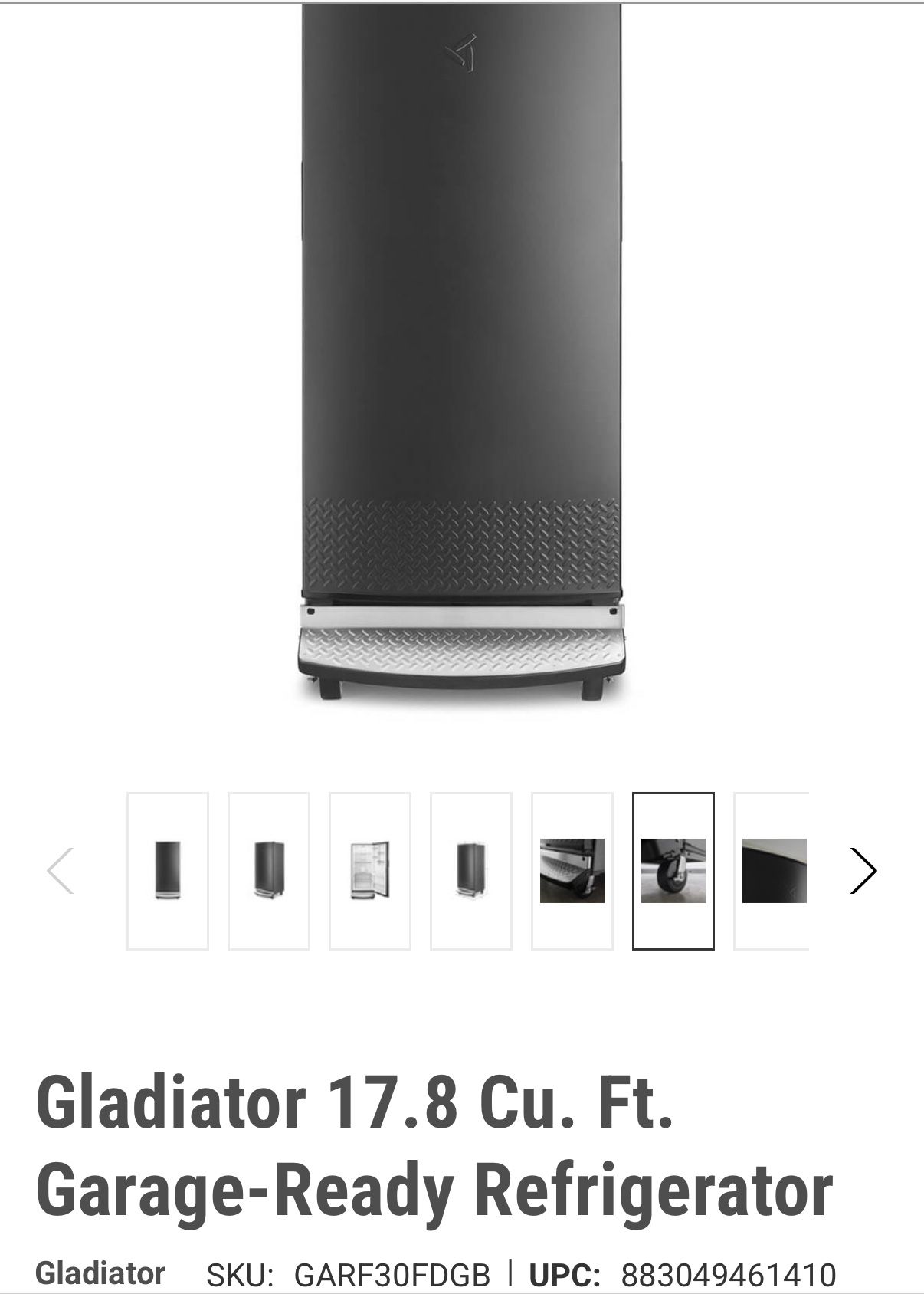 Garage-Ready Refrigerator