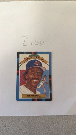 Julio Franco baseball card