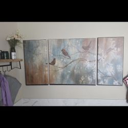 Bird 3 Piece Canvas