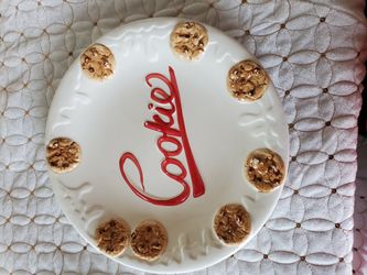 Ceramic Cookie Plate For SANTA