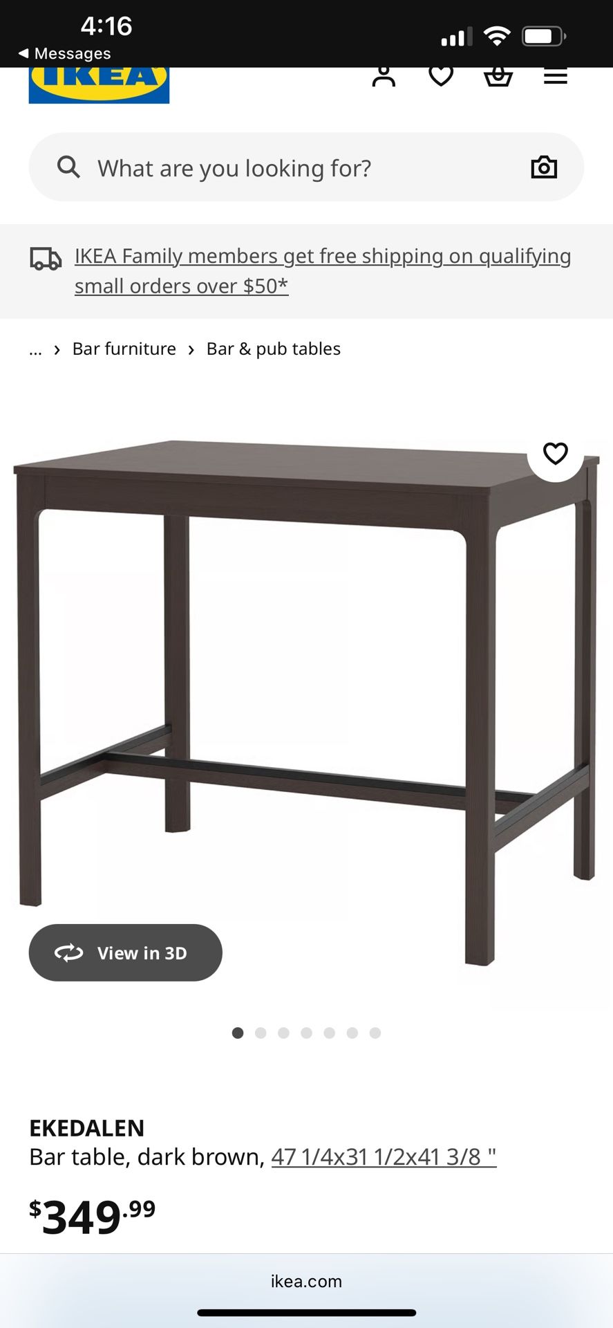 EKEDALEN Table IKEA