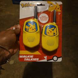 PokeMon Walkie Talkies