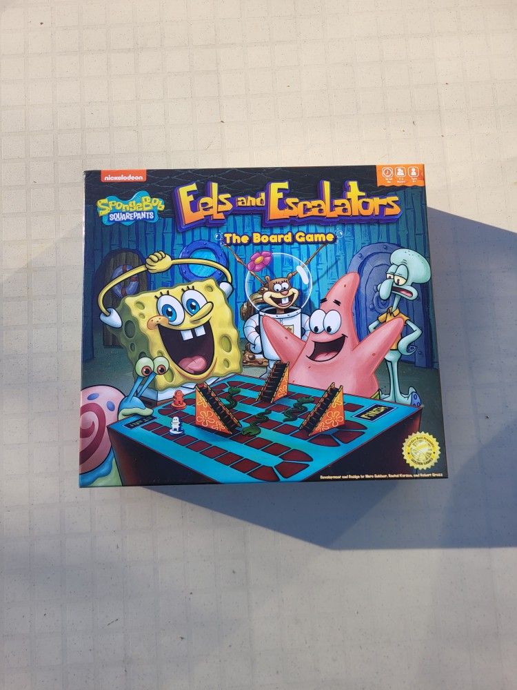 Spongebob SquarePants Eels and Escalators Board Game