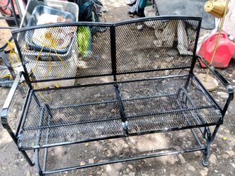 Glider patio bench