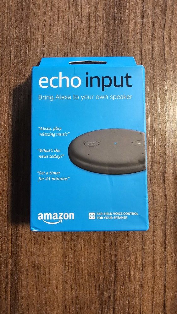 Echo Input Amazon Voice Control Speakers Black

