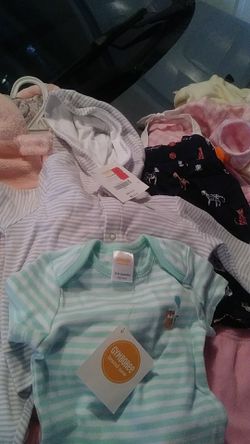 Baby clothes new and used. Different prices