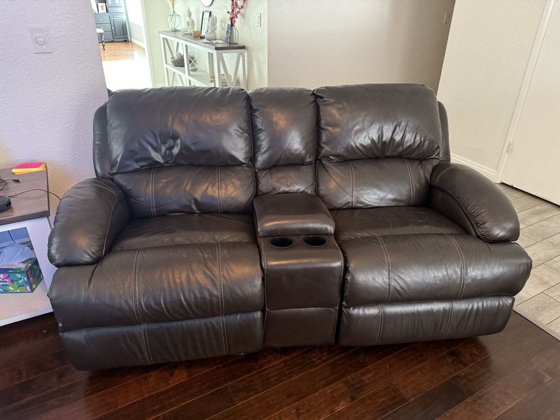 Electric Reclining Couch & 2 Rocker/Reclining Loveseats