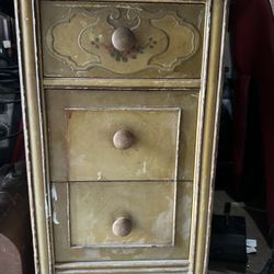 Antique chest of drawers from the 20s of the 20th century.