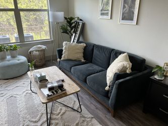 Ceni maren cheap blue sofa