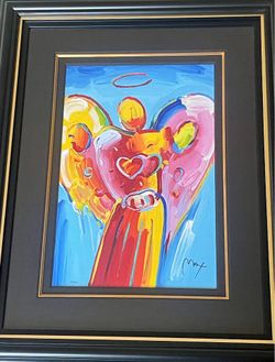 Peter Max “Angel with Heart”