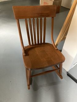 Small Solid Wood rocker