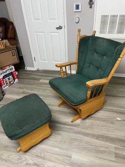 Nursery glider rocker chair