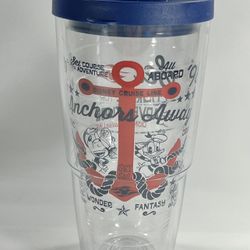 Disney Cruise Line 24oz Tervis Tumbler Travel Mug With Lid Hot & Cold