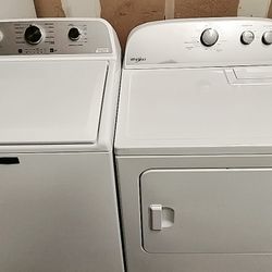 LARGE CAPACITY WASHER AND DRYER SET 