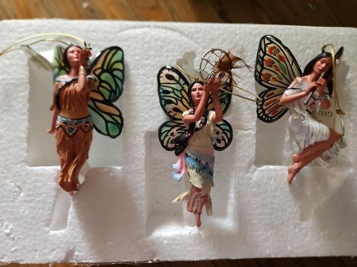 The Ashton-Drake Galleries Presents Spirit of the Butterfly Dance Ornament Set