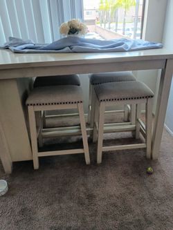 Table and Stools beautiful set