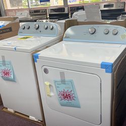 Whirlpool Set Washer And Dryer New And 1 Year Warranty 