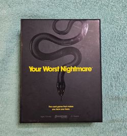 The game is your Worst Nightmare for age 12+ players 2-4
