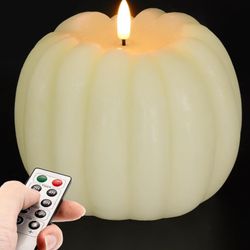 Remote-controlled Pumpkin Candle