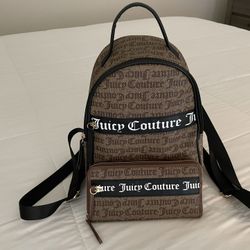 Mini Backpack Matching Wallet 